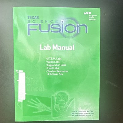Texas Science Fusion Grade 7 Lab Manual Answer Key STEM Quick Exploration HMH