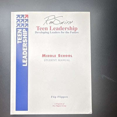 Teen Leadership Middle School Student Manual Flip Flippen Leadership Study Guide
