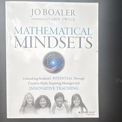 Jossey-Bass Mathematical Mindsets Jo Boaler Illustrated Paperback Math Education