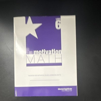 Motivation Math Level 6 Elementary School Mathematics Workbook Mentoring Minds